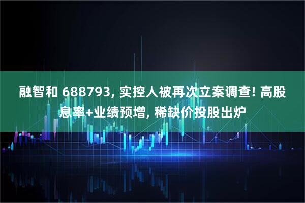 融智和 688793, 实控人被再次立案调查! 高股息率+业绩预增, 稀缺价投股出炉